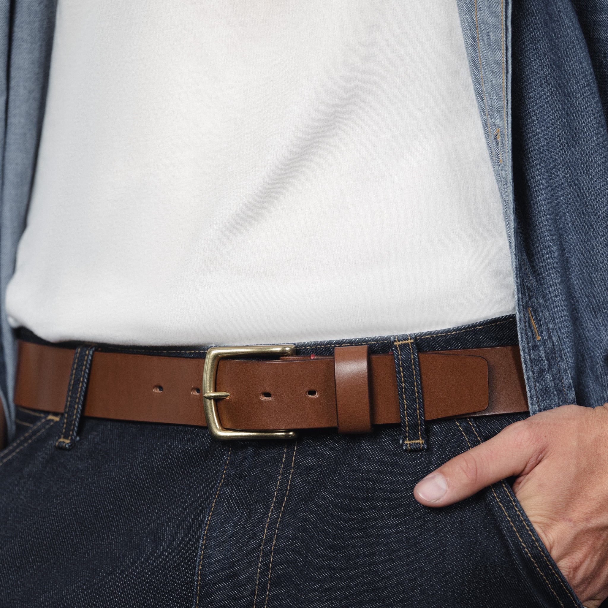 Hand Stitched – Dark Tan Sedgwick 38