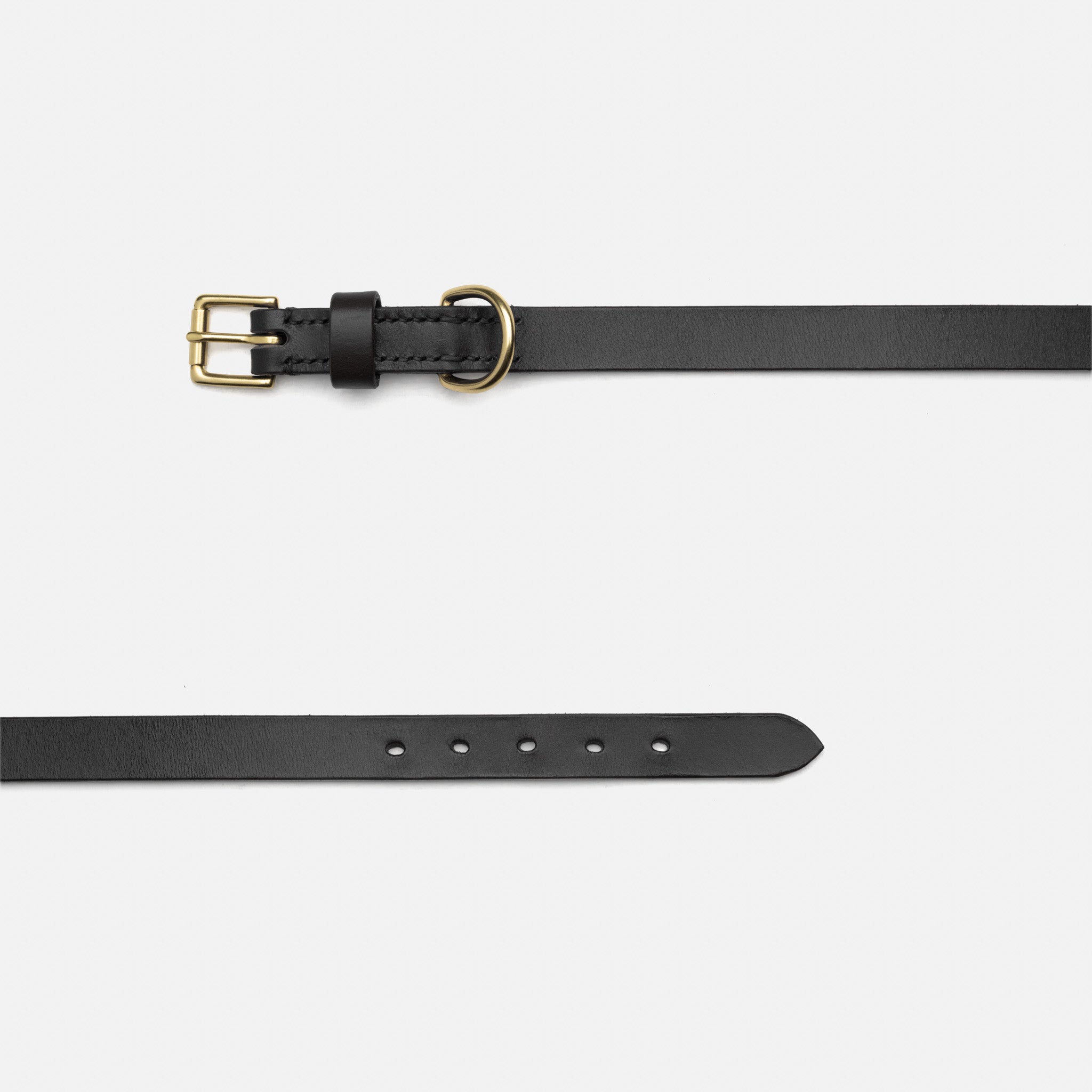 Leather Dog Colar – Black