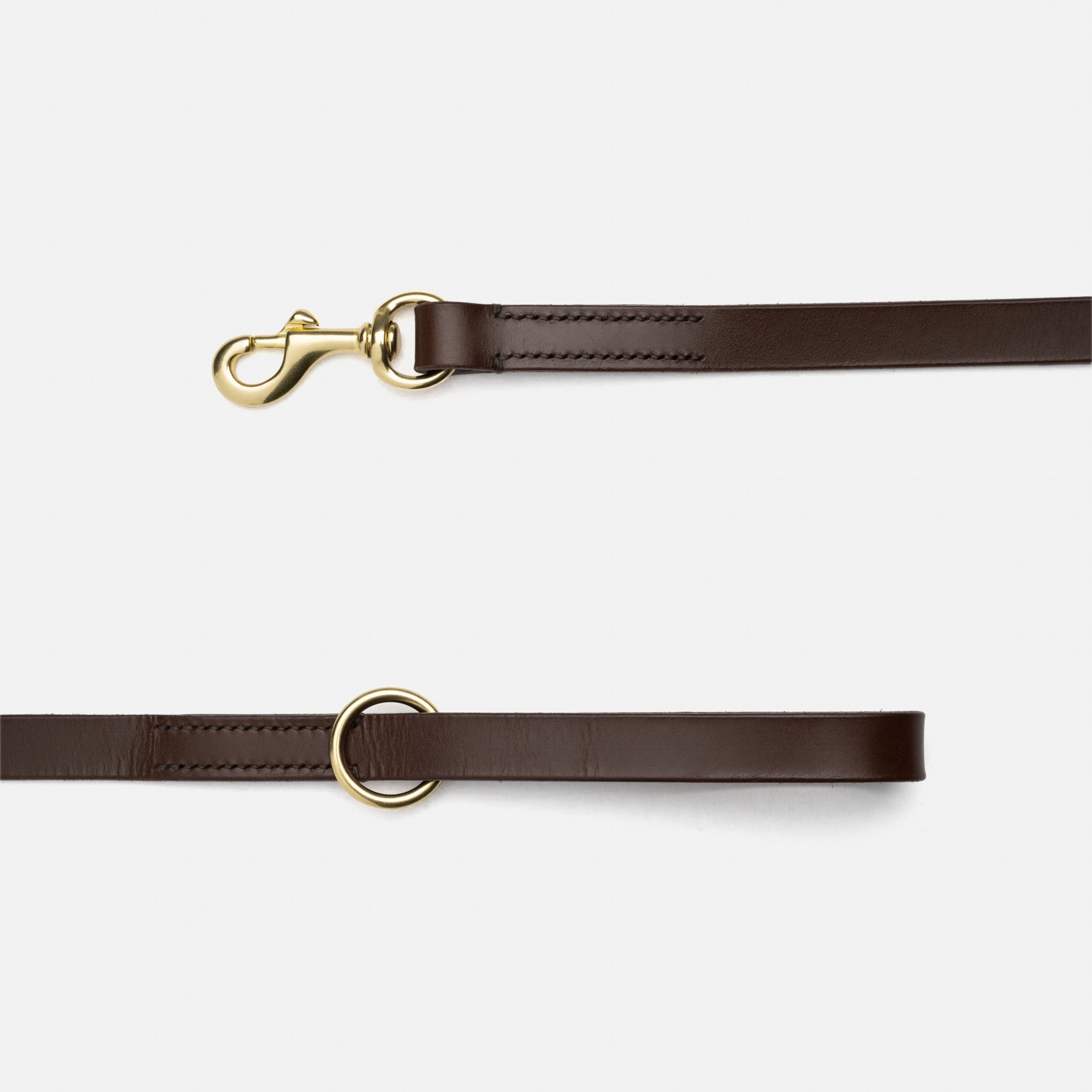 Leather Dog Lead – Chocolate