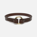 Leather Dog ID Collar – Chocolate