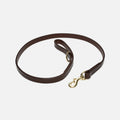 Leather Dog Lead – Chocolate
