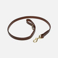 Leather Dog Lead – Dark Tan